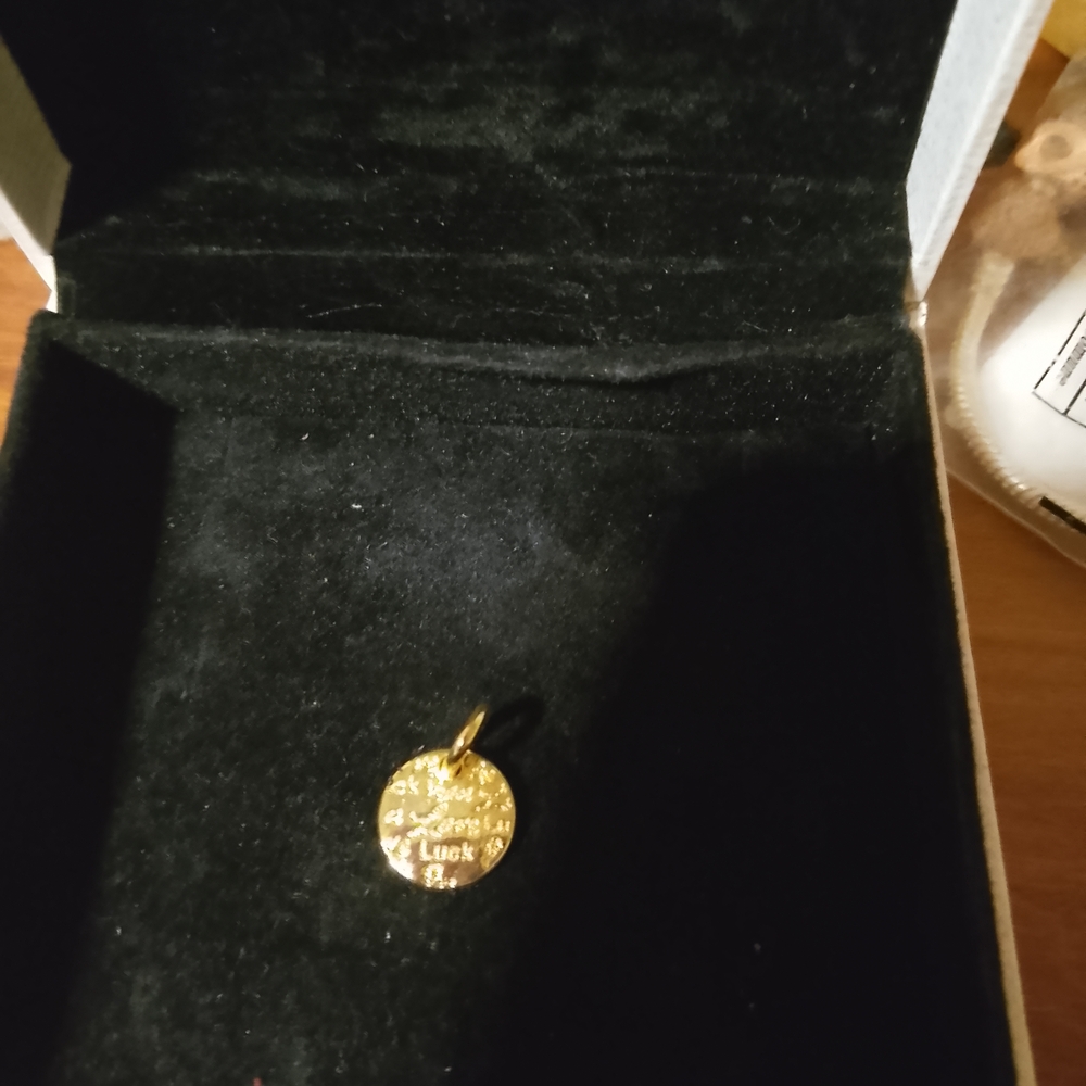 Pandora Gold Disc Necklace